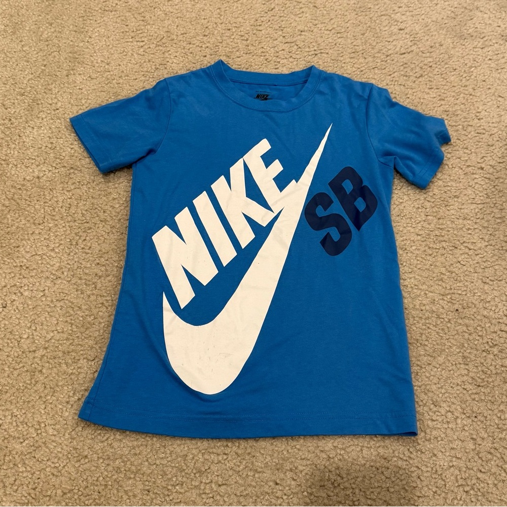 Nike Kids Blue SB Logo Tee